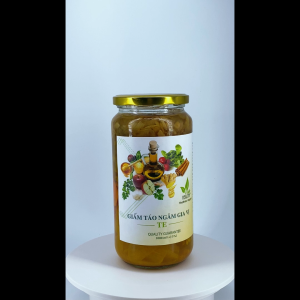 Giấm Táo Ngâm Gia Vị (Kháng Sinh Tự Nhiên) Trẻ Em Nguyên Chất - Viet Healthy 1000ml