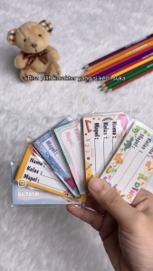 Isi 20 Stiker Mapel - Label Buku Pelajaran Sekolah - Stiker mata pelajaran