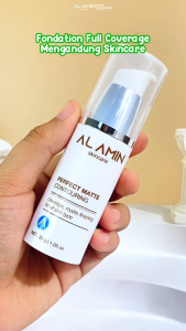Alamin CC Cream Foundation Base Make Up Tone Up Glowing