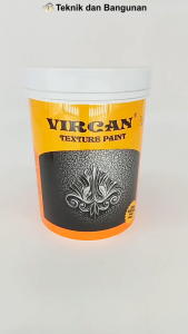 Cat Vircan Tekstur 1 Liter untuk Box Speaker Pagar Hardcase dan Berbagai Permukaan