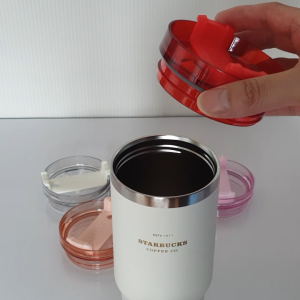 ฝา ฝาแก้ว Stanley starbucks กว้าง 9CM ฝาสำหรับแก้วSTANLEY 20OZ 30OZ มีเกลียวปิดแน่นไม่รั่วซึมน้ำ SS2