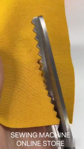 【COD】Tailor Scissors Triangle Tooth Sewing Scissor / Zigzag Fabric Scissor / Gunting Bergigi / Alat Jahitan