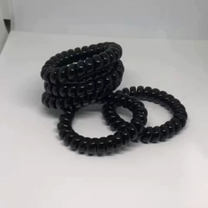 Combo 5 dây cột tóc lò xo màu đen thời trang -Cột tóc lò xo màu đen