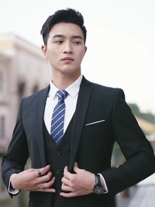 Mens Solid Color Large Size Suit Vest Business Slim Single Breasted S-4XL