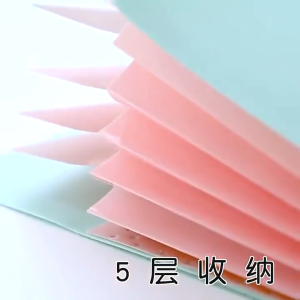 โฟลเดอร์ขนาด A4 แฟ้ม แฟ้มพลาสติก ขนาดA4 แบบ 5 ช่อง แฟ้มจัดระเบียบ แฟ้มกระเป๋า แฟ้ม ใช้จัดเก็บเอกสาร เครื่องเขียน