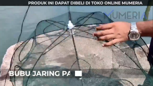 Bubu Payung 8 Lubang Pancing Jala Ikan Udang Kepiting Lele Lobster Bubu Jebakan ikan