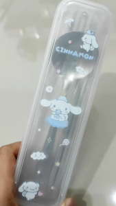 SET SENDOK MAKAN STAINLESS SANRIO B10 | PERALATAN MAKAN | SENDOK MAKAN | CINAMORROL | KUROMI | MELODY | POMPOMPURIN | SENDOK GARPU SUMPIT SANRIO KMK