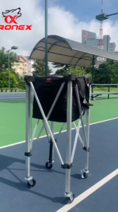 <Pronex> Xe Đựng Banh Đẩy Bóng Có Bánh Lưu Động Banh Tennis Pickleball Gấp Gọn Tiện Lợi Trong Sân Luyện Tập