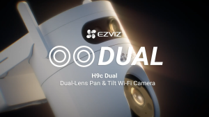 Camera 2 Mắt Ngoài Trời EZVIZ H9C 2K+ 6MP 10MP Dual Lens (3MP + 3MP) Color - Xoay 360 Độ Đàm Thoại 2 Chiều Theo Dõi Chuyển Động - Bảo Hành 2 Năm