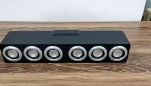 6 ตัว ลำโพงบนเบส หนักๆ รองรับบลูทูธ 5.0 AUX การ์ด TF USB ลำโพง คอมพิวเตอเสียงชัดดาว บาร์มมีสองสีให้เลือก ซับเบส