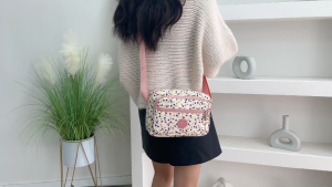 กระเป๋าสะพายจุของได้เยอะมาก มีซิป 5อัน กระเป๋าสะพายข้างสําหรับผู้หญิง จุของได้เยอะ สไตล์เกาหลี เรียบง่าย ผ้าไนลอน