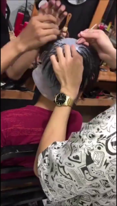 rkfashion - Topi Silikon Highlighting Cat Rambut Penutup Kepala Mewarnai Pembekuan Ujung Salon Profesional Yang Bisa Digunakan Kembali untuk Kait Logam Alat Perawatan Penata Biru Langit