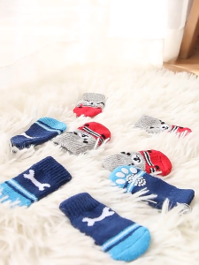 Kostum Hewan Pet Socks: Kaus Kaki Lucu Anjing & Kucing