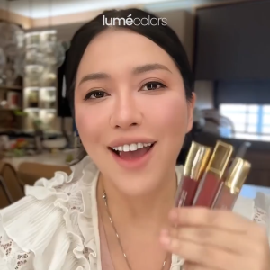 LUMECOLORS ULTRALIGHT LIPTINT 6.6 mL - Available in 3 colors | Hasil warna STAIN & PIGMENTED