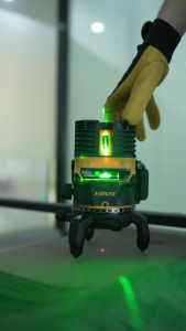 KEELAT 5 Lines 6 Point Adjustable Laser Level 360° Rotary Cross Self Leveling Measuring Tool Set Line Measurement