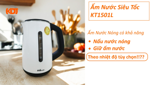 Bình Đun Siêu Tốc Miihome KT-1501L