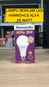 Hannochs Lampu Bohlam LED Alfa 3-5-7-9-12-15-20-25-30-40-50 Watt: Lampu Rumah Super Terang