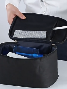 กระเป๋าเดินทางกันน้ำแบบพกพาถุงเก็บอุปกรณ์อาบน้ำสำหรับผู้ชายกระเป๋าเครื่องสำอางผ้าใบความจุขนาดใหญ่