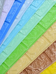 Wallfoam Bata Wallpaper Dinding 3D Foam Motif Batu Bata Waterproof Brick Sticker Foam