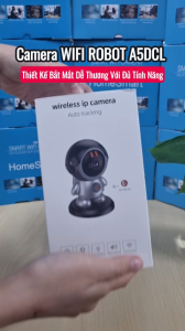 (MẪU MỚI - HOT) Camera WIFI App ICAM365 Thiết Kế Robot Phi Hành Gia Gọi Thoại 2 Chiều Chỉ Với Một Nút Nhấn Hình Ảnh FHD