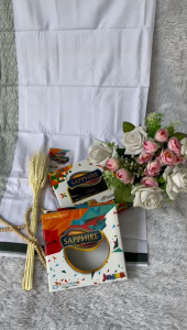 sarung anak sapphire junior polos warna putih