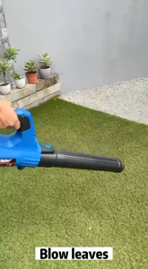 AKAIDO BRUSHLESS CORDLESS BLOWER 21V AKM122BL Mesin Tiup Angin Outdoor Garden