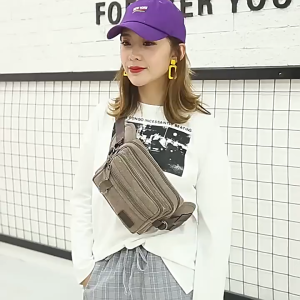 Túi đeo chéo đeo hông chất liệu vải bố túi đa năng có thể đeo đi du lịch đi chơi đi làm TUI-89