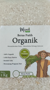 MENU PANGAN Beras Organik PUTIH - Beras Sehat Alami untuk Diet / Diabetes / MPASI
