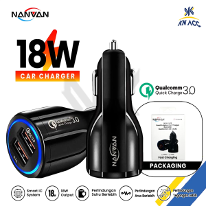 [KN ACC] KEPALA / BATOK CHARGER MOBIL FAST CHARGING 6A QUALCOMM