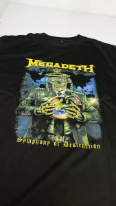 MIDDLE NIGHT T-shirt Kaos Distro Musik Band MEGADETH Bagan 24s