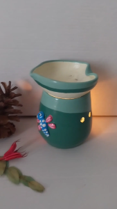 Candle Holder Tempat Lilin Hiasan Panjangan Meja Unik Bahan Gerabah