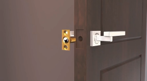 1 ชิ้น ลูกปัดล็อกประตู สปริงล็อคลูกปัดปรับได้ เหมาะสำหรับประตูไม้ หัวเข็มขัด สปริงประตู ลูกปัด กลอนสปริงลูกปัด แบบมองไม่