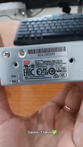 Original MEAN WELL RS 15-12 Trafo Adaptor Power Supply Jaring 15W 12V 1.3A Meanwell Power Unit PSU SMPS [Garansi 3 tahun]