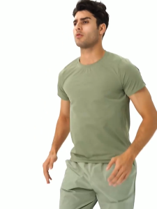 Sunmer Badminton T-Shirt For Mens Sports T-Shirt Breathable Mesh Short Sleeve T-Shirt Quick-Drying Top Mens Badminton Shirt Casual Sweatshirt羽毛球运动衣运动衣