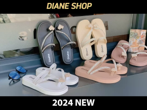 【New】Womens fashionable open-toe sandals Korean style rubber non-slip sole waterproof material comfortable flat sandals for wearing outdoors and walking 0100523