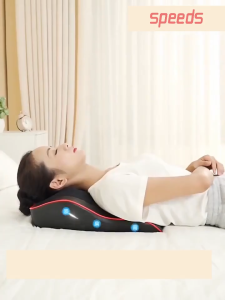 SPEEDS Bantal Pijat Massager Alat Pijat Terapi Refleksi Kesehatan Massage Body Elektrik Getar 070-9