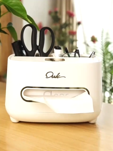 Anti Skid Kotak Tisu Multifungsi Desktop Tissue Box Kotak Tempat tissue meja office desk organizer