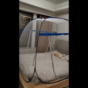 Pengiriman dari Jakarta 1.8*2.0M Set Jaring Anti Nyamuk Kelambu Kasur Keluarga Nyamuk Kelambu Kelambu Tenda Portable Mosquito Net for Bed Pelajar