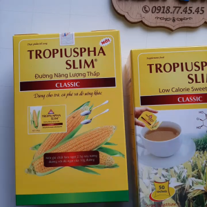 Hộp 50 túi đường bắp 25g Tropiuspha Slim Cho người ăn kiêng