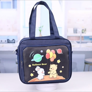 Túi đựng hộp cơm trưa dày túi xách hộp cơm không thấm nước họa tiết dễ thương đẹp giữ nhiệt mang đi làm văn phòng TC24