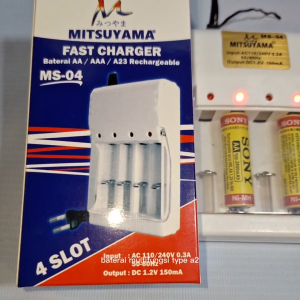Baterai AA Charger & Baterai Jam Mainan Elektronik