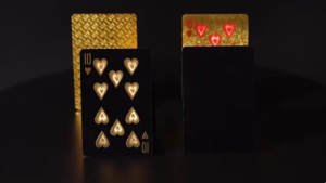 Gold Poker Card Waterproof Gold Kartu Remi Keren Kartu Plastik Remi Kartu Remi Anti Air Poker