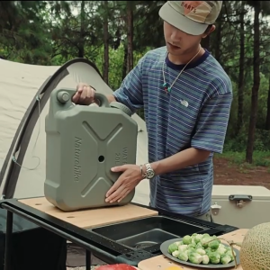 CampBoost NATUREHIKE PE Retro Water Tank 12L 20L Water Tank Container bekas air Camping Tangki Air Rumah Water Bucket