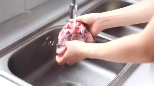 Kain Lap Tangan Handuk Tali Gantung Kain Serbaguna  Kain Lap Coral Dapur / Serbet Lap Gantung Handuk