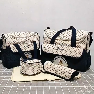 Mommy Bag Baby Essentials Multifunctional Large Capacity Portable Fashionable D0005G4