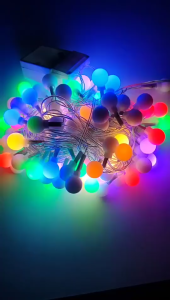 Lampu tumblr anggur warna rainbow 10 meter - rainbow