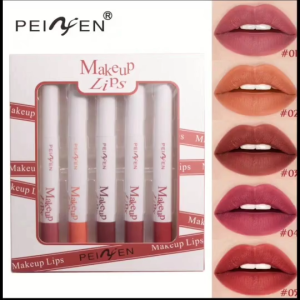 พร้อมส่งค่ะ ลิปสติก PEIYEN 5 แท่ง บำรุงริมฝีปาก ติดทนนาน กันน้ำ ไม่ซีดจาง ไม่ติดถ้วย No.P8297