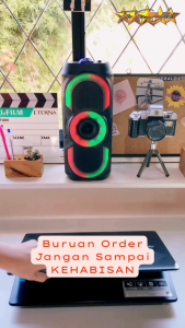 Speaker Aktif Super Bass Bluetooth Karaoke LED RGB MITSUYAMA MS-4088 GRATIS MICROPHONE Karaoke Salon Bluetooth Full Bass Subwoofer Speaker Aktif / spiker blutut murah full bass besar