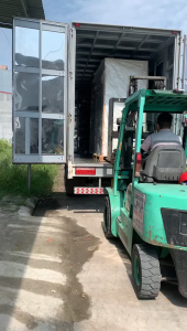 Phòng thổi khí đôi Airshower- Phòng tắm khí đôi - Buồng thổi khí đôi-Máy thổi khí đôi-kích thước 1240x2000x2180mm