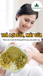 Trà lợi sữa mát sữa cho mẹ và bé set 10 gói - Chợ thảo dược việt